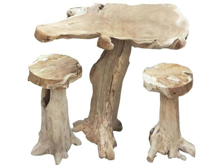 Garden Pleasure, Bartisch, Bartisch-Set Surga, natur Holz, 3-teilig Garden Pleasure, Bartisch, Bartisch-Set Surga, natur Holz, 3-teilig von Galaxus