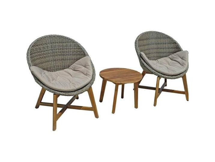 Garden Pleasure, Gartenlounge, Sitzgruppe Reno grau von Galaxus