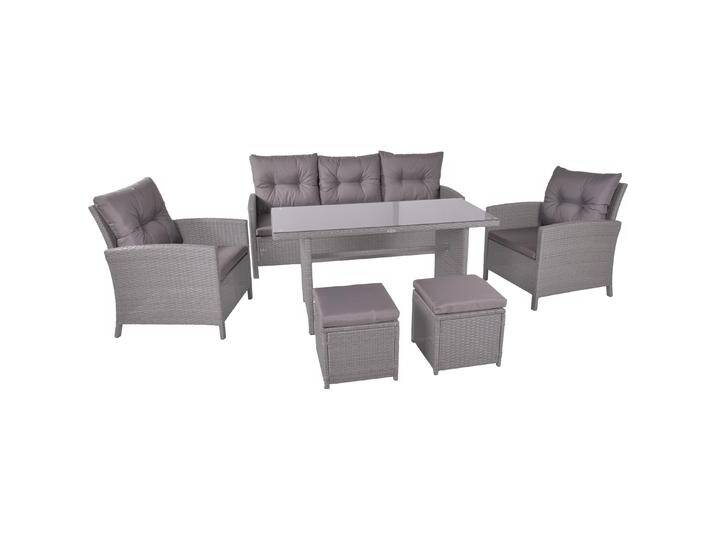 Garden Pleasure, Gartenlounge, Sitzgruppe Sevilla braun von Galaxus