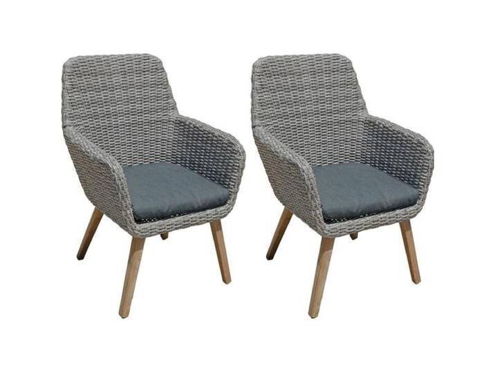 Garden Pleasure, Gartenstühle, 2 Gartenstühle Papallo grau Garden Pleasure, Gartenstühle, 2 Gartenstühle Papallo grau von Galaxus