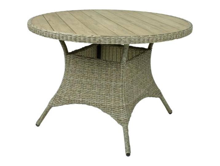 Garden Pleasure, Gartentisch + Balkontisch, Gartentisch Arezzo rund Teak-Look (100 cm) von Galaxus