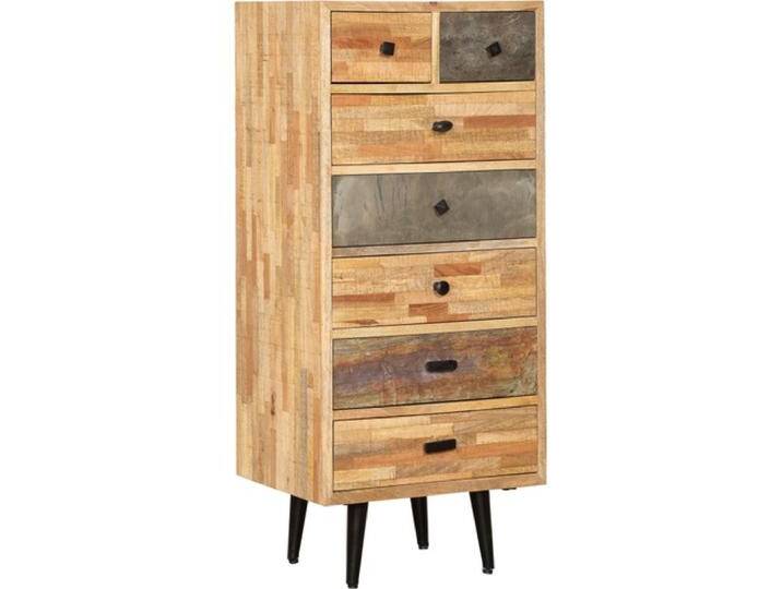 Garden Pleasure, Kommode + Sideboard, Unsere Kommode YAMUNDA (110 cm) mit ihrer ausdrucksstarken Optik aus mehreren Holzarten vereint For (50 x 35 x 112 cm) von Galaxus