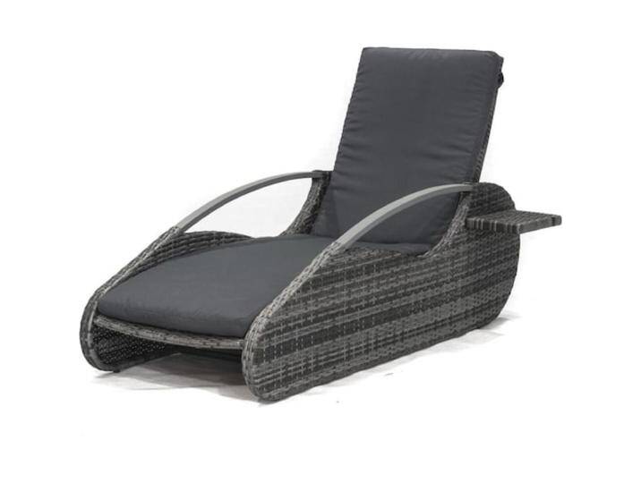 Garden Pleasure, Liegestuhl, Sonnenliege Alassio grau (194.50 cm) von Galaxus