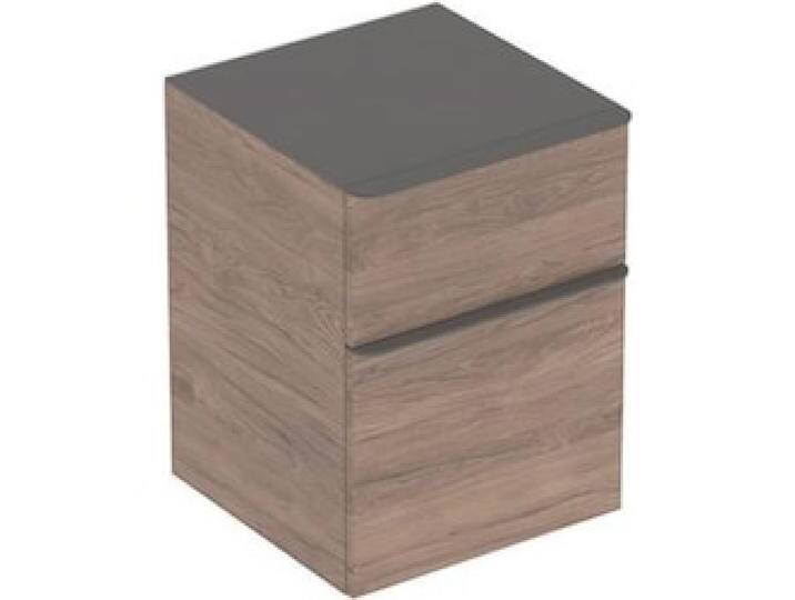 Geberit, Badezimmerschrank, Smyle Square Seitenschrank, 500357, 45x60x47cm, mit 2 Schubladen von Galaxus