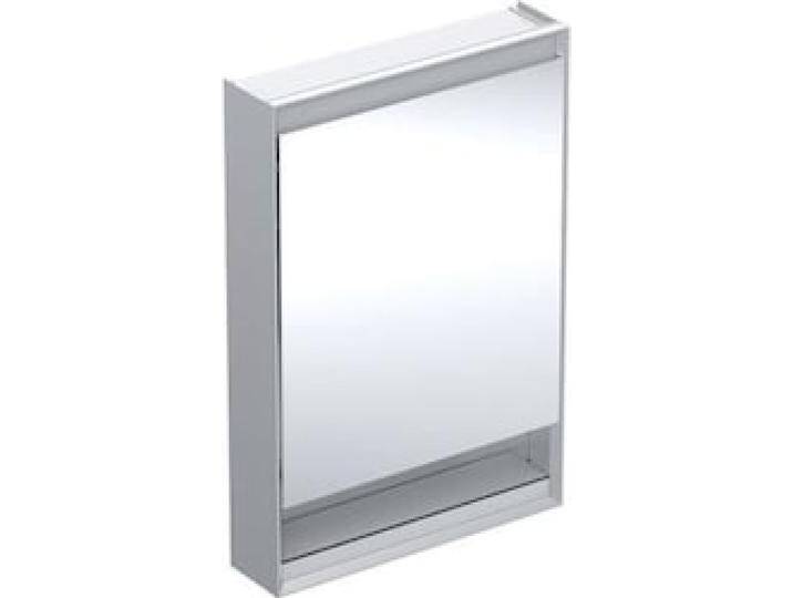 Geberit, Spiegelschrank, ONE Spiegelschrank mit ComfortLight, 1 Tür, mit Nische, Aufputzmontage, Aluminium eloxiert von Galaxus