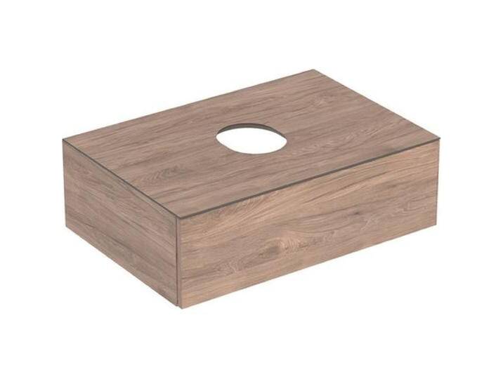 Geberit, Waschbeckenunterschrank, VariForm Unterschrank für Aufsatzwaschtisch, eine Schublade, Ablagefläche, Geruchsverschlu (75 x 51 x 23.5 cm) von Galaxus