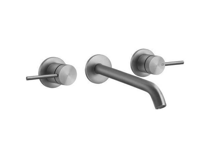 Gessi, Badarmatur, 316 Flessa Fertigmontageset für 2-Griff-Waschtisch-Wand-Armatur, fester Auslauf, ohne Ablaufg von Galaxus