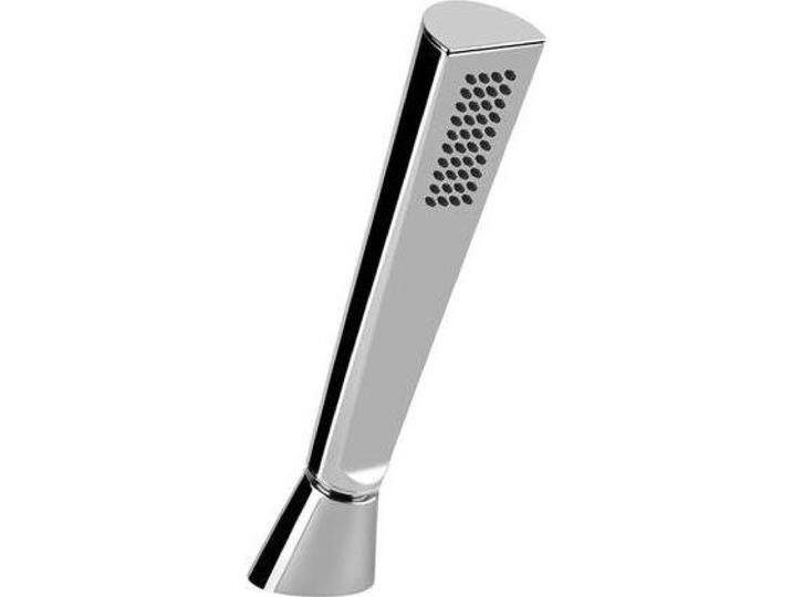 Gessi, Badarmatur, Cono Brauseschlauchdurchführung, mit herausziehbarer Antikalk-Handbrause und Metall-Brausesch von Galaxus