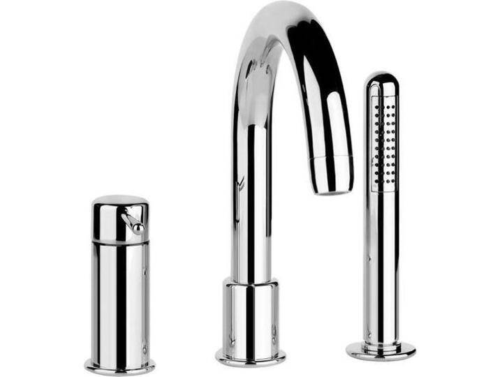 Gessi, Badarmatur, Goccia Dreiloch-Wannenrand-Armatur, integrierter Umsteller im Auslauf, Metall-Brauseschlauch o Gessi, Badarmatur, Goccia Dreiloch-Wannenrand-Armatur, integrierter Umsteller im Auslauf, Metall-Brauseschlauch o von Galaxus