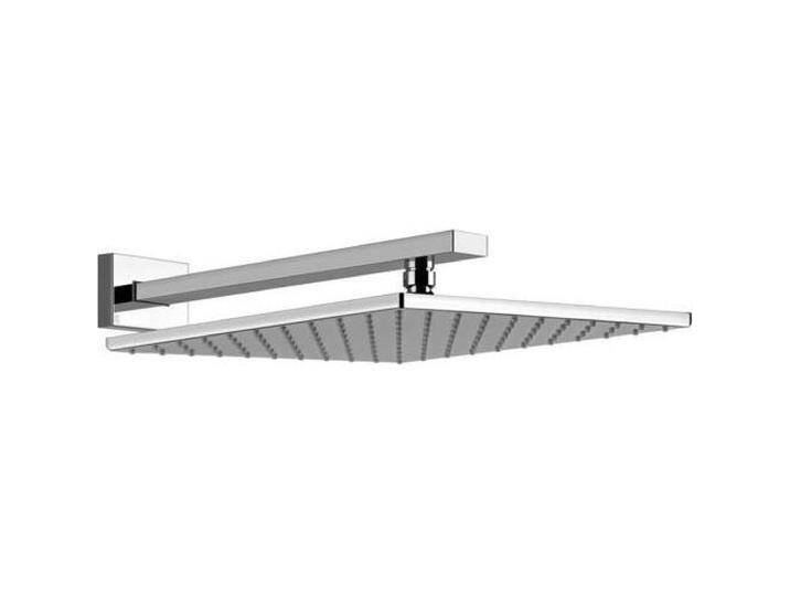 Gessi, Badarmatur, Rettangolo Antikalk-Kopfbrause 300x300 mm mit Gelenk und Wandarm, 1/2 Anschluss. Bei 3 bar Dru von Galaxus