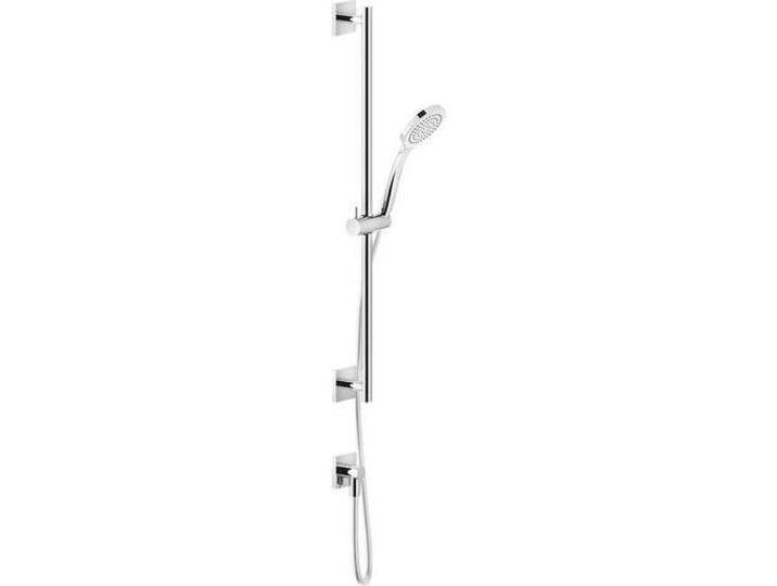 Gessi, Badarmatur, Rilievo, Brausestangen-Set, mit 1-Strahl-Antikalkhandbrause, Brauseschlauch 1,50 m und Wandans Gessi, Badarmatur, Rilievo, Brausestangen-Set, mit 1-Strahl-Antikalkhandbrause, Brauseschlauch 1,50 m und Wandans von Galaxus