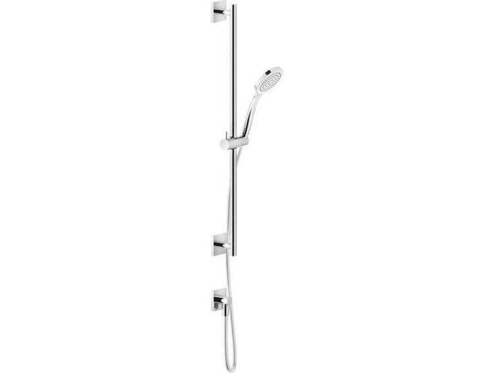 Gessi, Badarmatur, Rilievo, Brausestangen-Set, mit 1-Strahl-Antikalkhandbrause, Brauseschlauch 1,50 m und Wandans Gessi, Badarmatur, Rilievo, Brausestangen-Set, mit 1-Strahl-Antikalkhandbrause, Brauseschlauch 1,50 m und Wandans von Galaxus