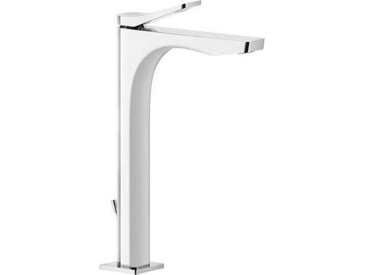 Gessi, Badarmatur, Rilievo, Waschtisch-Einhebelmischer S-Version (D32 mm) Höhe 250 mm, mit Ablaufgarnitur 1 1/4 von Galaxus