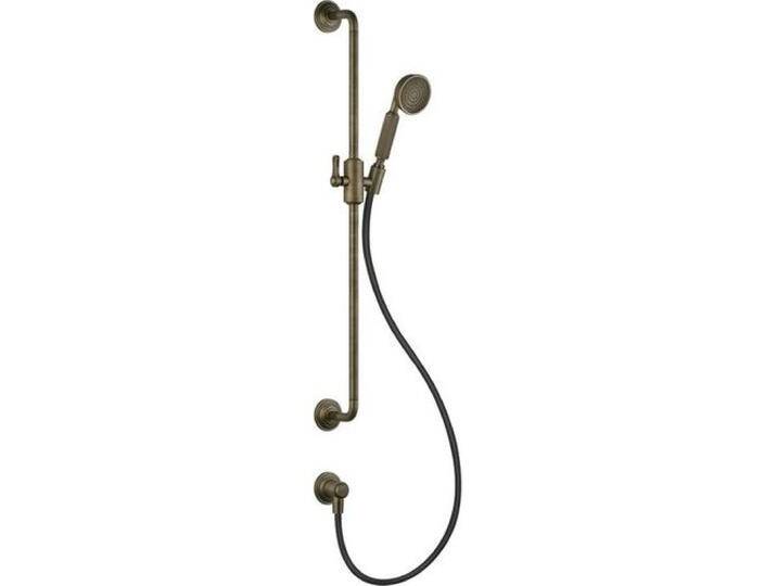 Gessi, Badarmatur, Venti20 Brausestange mit Wandanschlussbogen, gebogener Halterung u. schwenkbarem Brausehalter Gessi, Badarmatur, Venti20 Brausestange mit Wandanschlussbogen, gebogener Halterung u. schwenkbarem Brausehalter von Galaxus