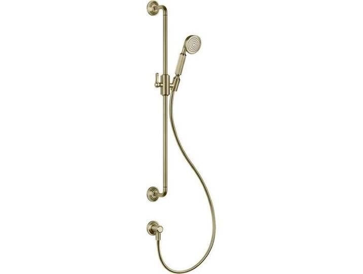 Gessi, Badarmatur, Venti20 Brausestange mit Wandanschlussbogen, gebogener Halterung u. schwenkbarem Brausehalter Gessi, Badarmatur, Venti20 Brausestange mit Wandanschlussbogen, gebogener Halterung u. schwenkbarem Brausehalter von Galaxus