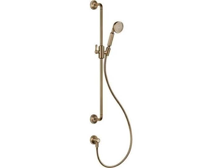 Gessi, Badarmatur, Venti20 Brausestange mit Wandanschlussbogen, gebogener Halterung u. schwenkbarem Brausehalter Gessi, Badarmatur, Venti20 Brausestange mit Wandanschlussbogen, gebogener Halterung u. schwenkbarem Brausehalter von Galaxus