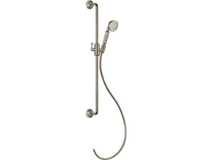 Gessi, Badarmatur, Venti20 Brausestange mit gebogener Halterung, mit schwenkbarem Brausehalter, Wandmontage, 1-St Gessi, Badarmatur, Venti20 Brausestange mit gebogener Halterung, mit schwenkbarem Brausehalter, Wandmontage, 1-St von Galaxus