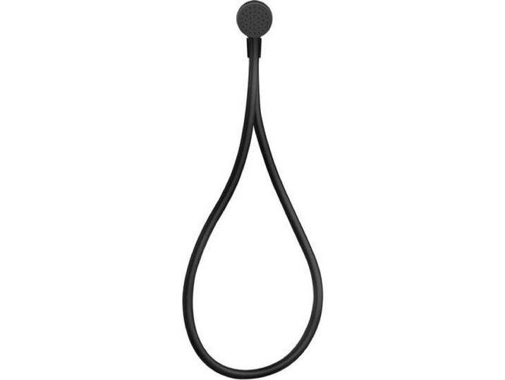 Gessi, Duschbrause, HI-FI, Wandanschlussbogen-Set 1/2, schwarz mattem Brauseschlauch 1,50 m, Antikalk-Handbrause u (1 Strahlarten, 9 l/min) von Galaxus