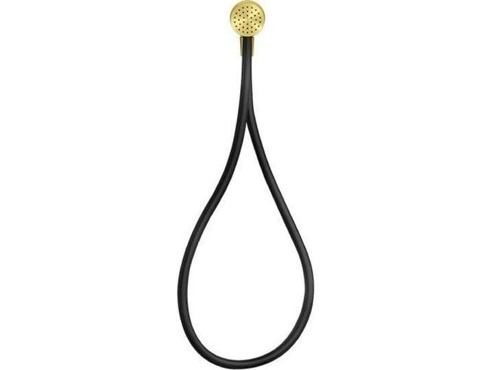 Gessi, Duschbrause, HI-FI, Wandanschlussbogen-Set 1/2, schwarz mattem Brauseschlauch 1,50 m, Antikalk-Handbrause u (9 l/min) von Galaxus