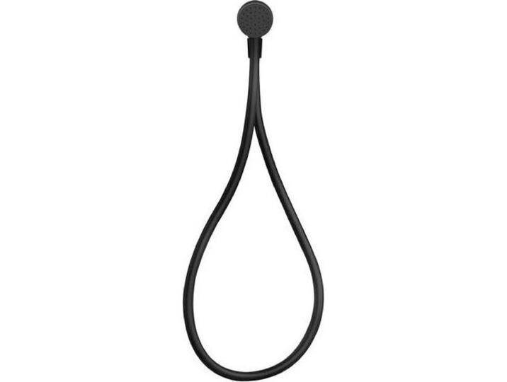 Gessi, Duschbrause, HI-FI, Wandanschlussbogen-Set 1/2, schwarz mattem Brauseschlauch 1,50 m, Antikalk-Handbrause u (9 l/min) von Galaxus