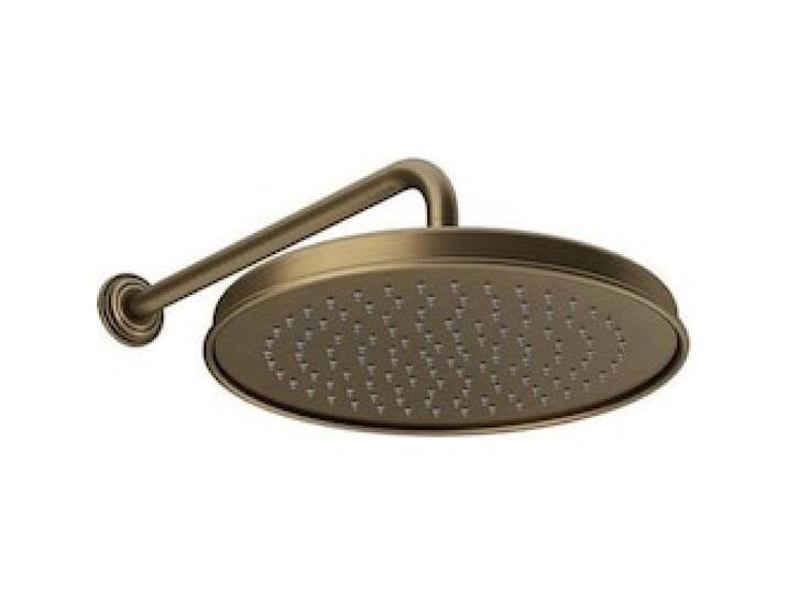 Gessi, Duschbrause, Venti20 Antikalk-Kopfbrause, D328mm, mit Gelenk und Wandarm 389mm, Wandmontage (9 l/min) von Galaxus