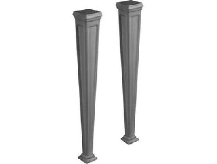 Gessi, Siphon, Eleganza Beine, Cristalplant (mattes weiss), aussen RAL9005, 46819800 von Galaxus