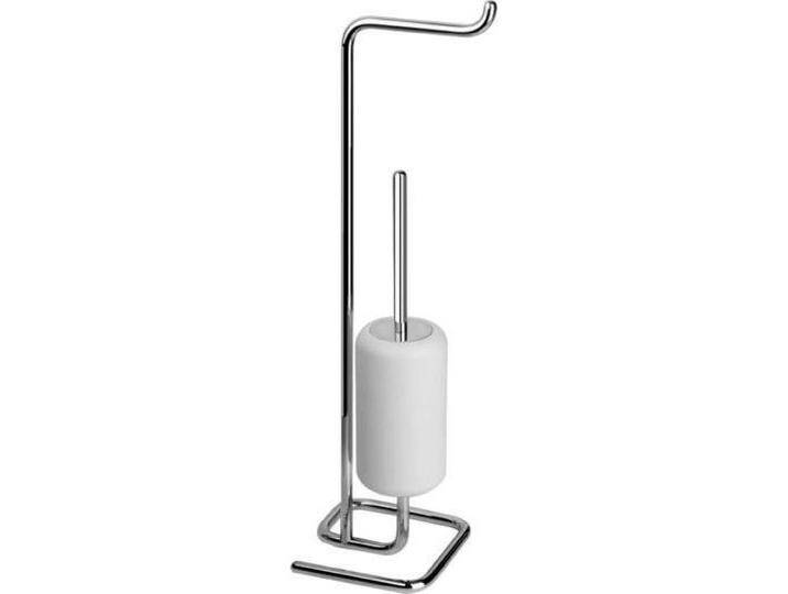 Gessi, Toilettenpapierhalter, Goccia Standkombination Papierrollenhalter und Toilettenbürstengarnitur aus GRES weiss, 38067 von Galaxus