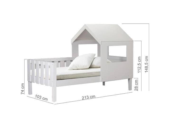HTI-Living, Kinderbett, Kinderbett Malin (90 x 200 cm) von Galaxus