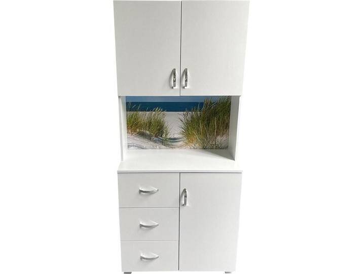 HTI-Living, Kommode + Sideboard, Schrank mit bedruckter Rückwand Düne (80 x 180 x 40 cm) von Galaxus