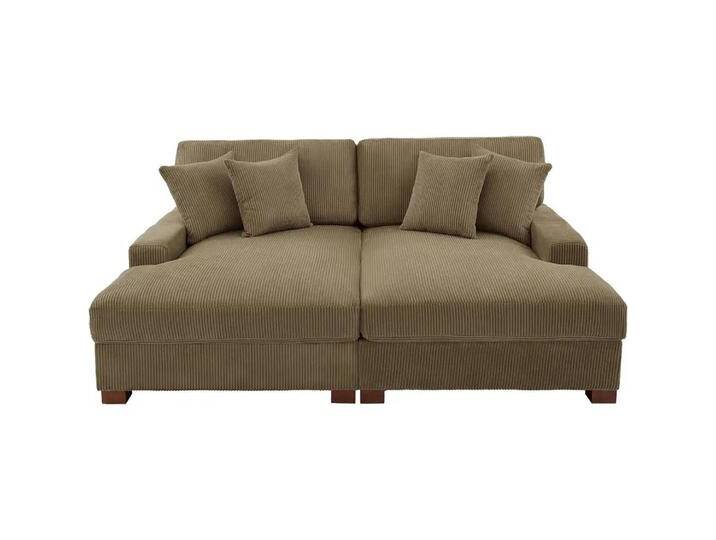 HTI-Living, Sofa + Bettsofa, Couch Cord Sofa Justus (Big Sofa) von Galaxus
