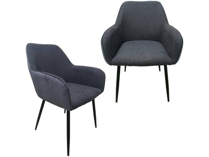 HTI-Living, Stühle, Armlehnenstuhl Albany Soft Grau von Galaxus