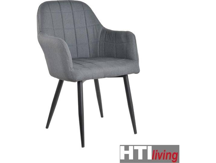 HTI-Living, Stühle, Armlehnenstuhl Retro 2er Set Albany Grau von Galaxus