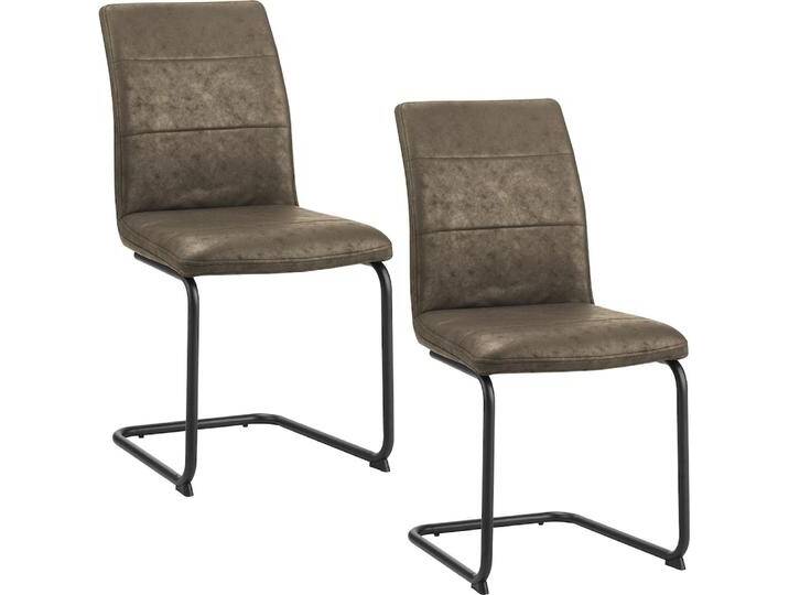 HTI-Living, Stühle, Schwingstuhl Antikhellbraun 2er Set Enie HTI-Living, Stühle, Schwingstuhl Antikhellbraun 2er Set Enie von Galaxus