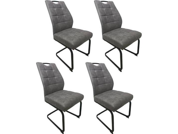 HTI-Living, Stühle, Schwingstuhl Marek Hellbraun 4er-Set von Galaxus