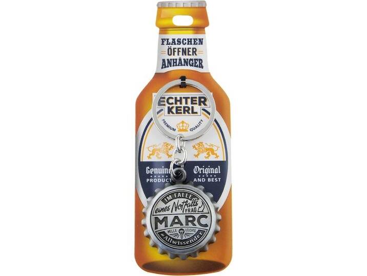 HTI-Living Echter Kerl Flaschenöffner, Flaschenöffner, Silber von Galaxus