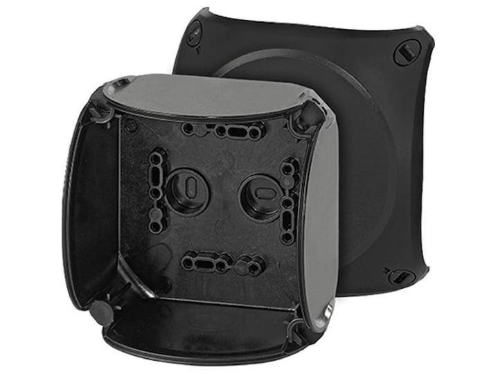 Hensel, Abzweigdose, n/t Abzweigabhängung 104 x 104 x 70 mm IP66/67 schwarz KF 0400 C (62000084) von Galaxus