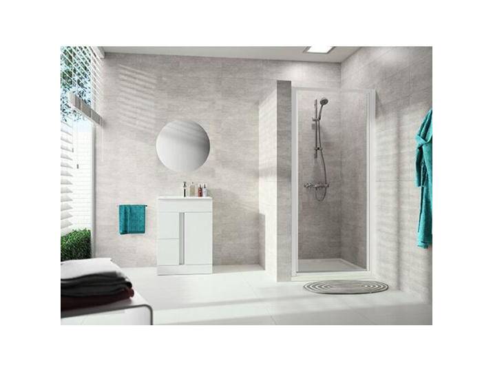 Hüppe, Duschkabine + Duschwand, Alpha 2 Schwingtür, in Nische, 750x1900mm, vollgerahmt (204 cm, 75 cm, 190 cm) von Galaxus