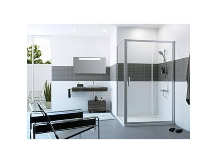 Hüppe, Duschkabine + Duschwand, Classics 2 4-Eck Seitenwand für Gleittür, Breite:75 cm, Höhe:190cm, Befestigung li. & re. (204 cm, 75 cm, 190 cm) von Galaxus