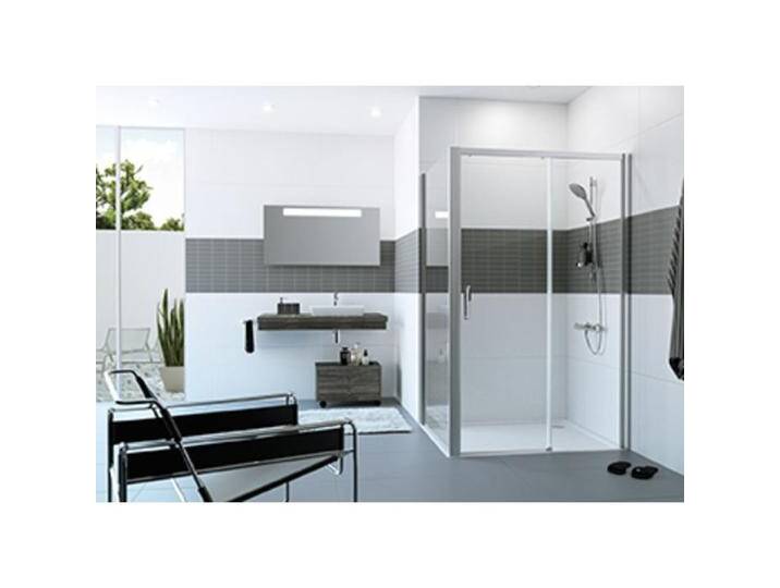 Hüppe, Duschkabine + Duschwand, Classics 2 EasyEntry 4-Eck Seitenwand für Gleittür, Breite:120cm, Höhe:200cm, Befestigung (214 cm, 120 cm, 200 cm) von Galaxus