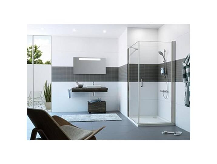 Hüppe, Duschkabine + Duschwand, Classics 2 Seitenwand für Schwingtür, Breite: 100cm Anschlag li. & re, Höhe:200cm (211 cm, 100 cm, 200 cm) von Galaxus