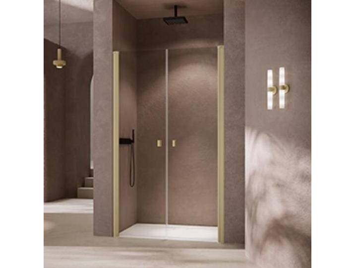Hüppe, Duschkabine + Duschwand, SolvaPro teilgerahmt 4-Eck Pendeltür in Nische, Breite: 90cm, Höhe:200cm (211 cm, 90 cm, 200 cm) von Galaxus