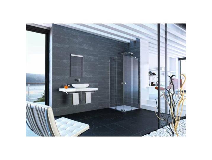 Hüppe, Duschkabine + Duschwand, Xtensa pure Gleittüreckeinstieg 2teilig (1/2), Breite:90cm, Anschlag links (211 cm, 90 cm, 200 cm) von Galaxus