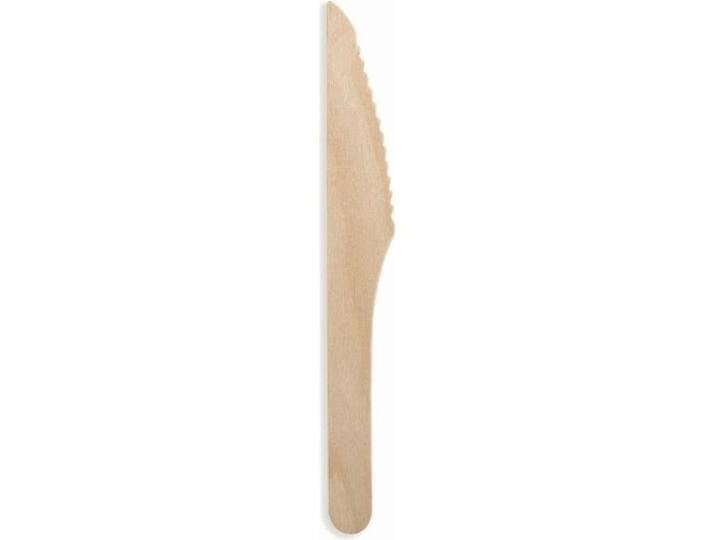 Huhtamaki, Einweggeschirr, Besteck Huhtamaki-Messer, beschichtetes Holz, 16,5 cm, Beutel mit 100 Stück. von Galaxus