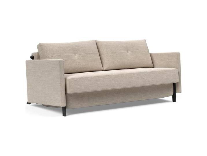 Innovation Living, Sofa, Bettsofa Cubed 160 mit Armlehnen (Bettsofa) von Galaxus