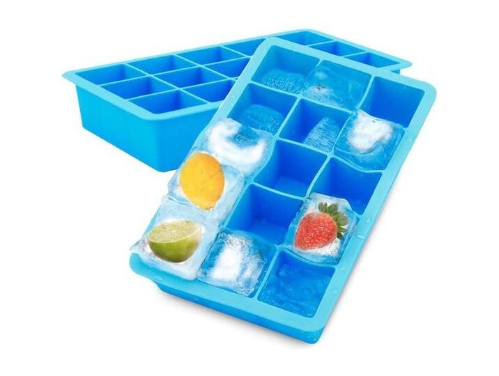 Intirilife 1x Eiswürfelform 15 Fächern, Eisformen, Blau von Galaxus