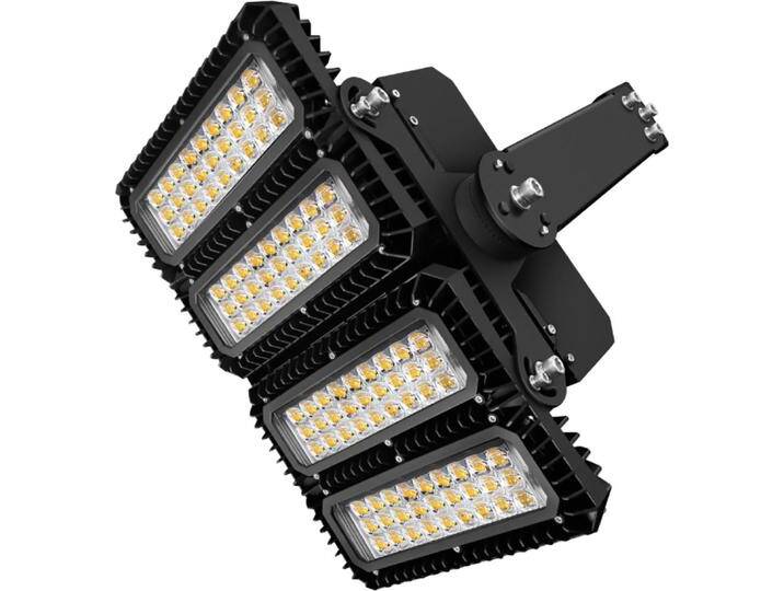 Isoled, Fassadenbeleuchtung, LED Flutlicht 450W, 130x40° asymmetrisch, variabel, DALI dimmbar, neutralweiss, IP66 (IP66) von Galaxus