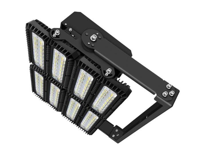 Isoled, Fassadenbeleuchtung, LED Flutlicht 900W, 130x25° asymmetrisch, variabel, 1-10V dimmbar, neutralweiss, IP66 (ext. Tr (IP66) von Galaxus