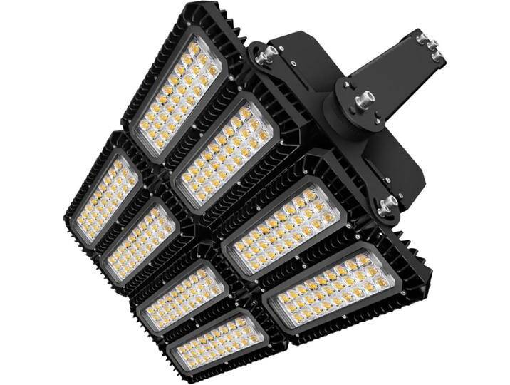 Isoled, Fassadenbeleuchtung, LED Flutlicht 900W, 130x40° asymmetrisch, variabel, DALI dimmbar, neutralweiss, IP66 (ext. Tra (IP66) von Galaxus