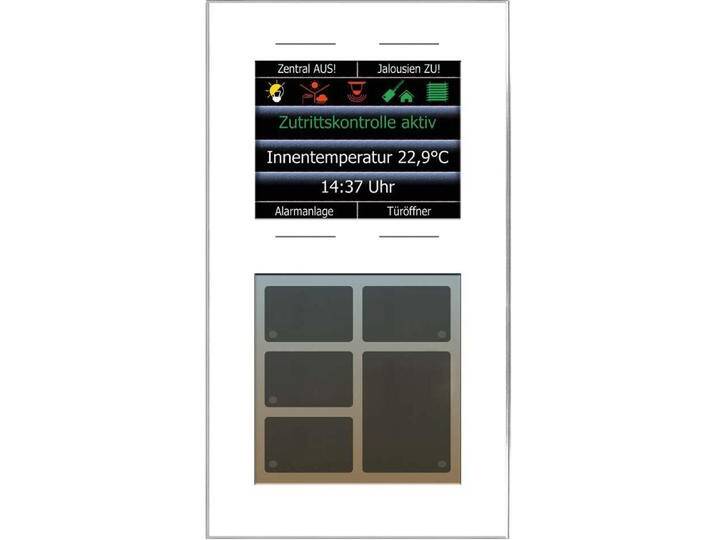 Issendorff ISSENDOR LCN - GT10DW Glas-Tastenfeld, weiss, mit 10 Tasten, 6 LCNGT10DW, Schalter + Taster, Weiss von Galaxus