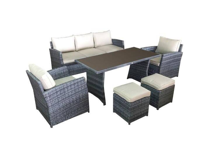 Jet-Line, Gartenlounge, Gartenmöbel Loungemoebel Havanna grau Lounge Jet-Line, Gartenlounge, Gartenmöbel Loungemoebel Havanna grau Lounge von Galaxus